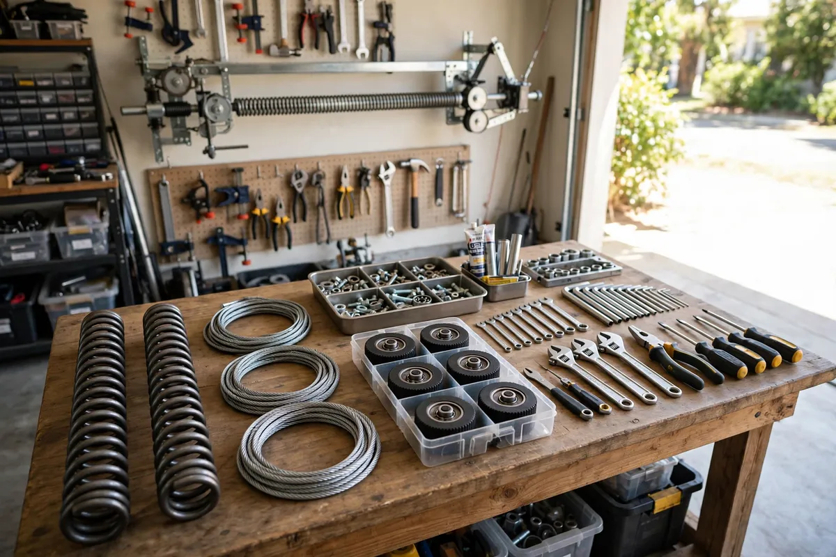 Garage door illustration for Garage Door Services in Rowlett, TX